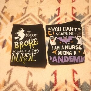 Set Of 2 Halloween Nurse T-Shirts